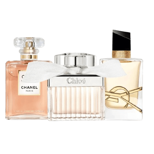 3-Piece Fragrance Set: Coco Mademoiselle, Libre YSL & Chloé Signature Thumbnail 1