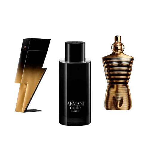3-Piece Men's Fragrance Set: Paco Rabanne Phantom, Armani Code, Jean Paul Gaultier Le Male Principal