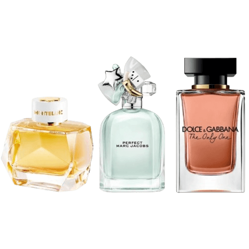 3-Piece Women's Fragrance Set: Marc Jacobs Perfect, Marc Jacobs Daisy Eau So Fresh, Dolce & Gabbana The Only One Principal